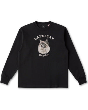 ラグドール ミディアム フェイス&サークルロゴ 刺繍 ロンＴ