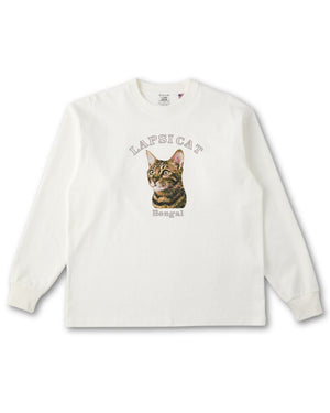 ベンガル ミディアム フェイス&サークルロゴ 刺繍 ロンＴ