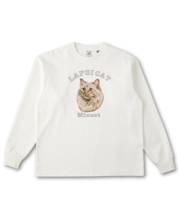 ミヌエット ミディアム フェイス&サークルロゴ 刺繍 ロンＴ