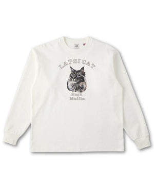 ラガマフィン ミディアム フェイス&サークルロゴ 刺繍 ロンＴ