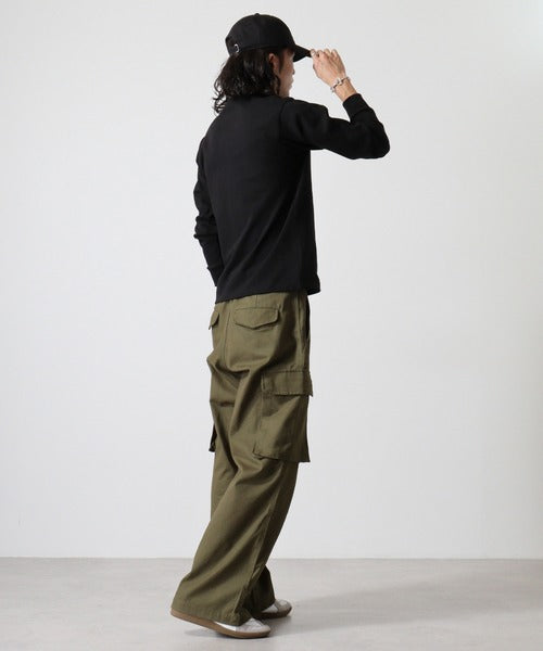 サモエド ミディアム フェイス&サークルロゴ 刺繍 ロンT