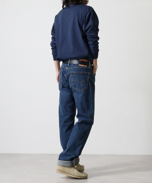 サモエド ミディアム フェイス&サークルロゴ 刺繍 ロンT