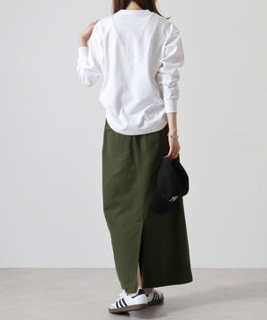 サモエド ミディアム フェイス&サークルロゴ 刺繍 ロンT