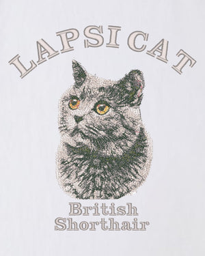 ブリッティッシュショートヘア ミディアム フェイス&サークルロゴ 刺繍 ロンＴ