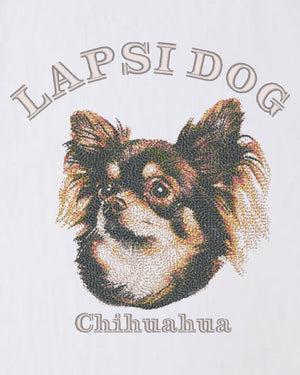 チワワ ミディアム フェイス&サークルロゴ 刺繍 ロンT