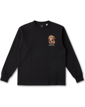 ゴールデンレトリバー フェイス&ロゴ 刺繍 ロンT