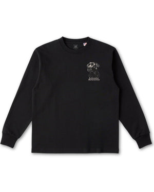 ラブラドールレトリバー フェイス&ロゴ 刺繍 ロンT