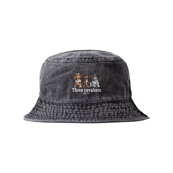 LAPSI Three dog series cavalier bucket hat