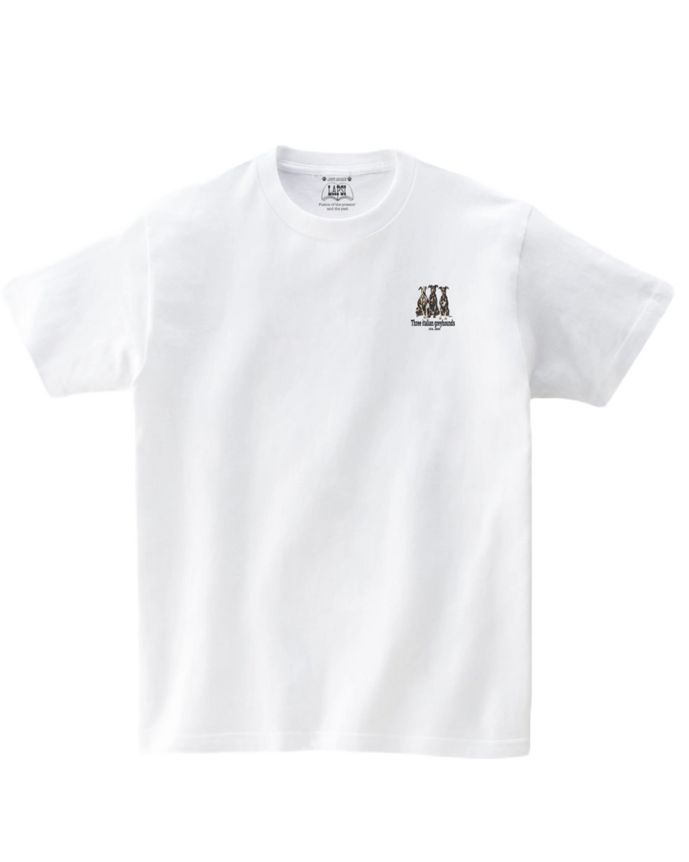 LAPSI Three dog series italian greyhound Tee