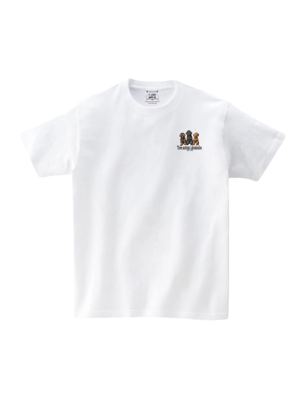 LAPSI Three dog series Austrian labradoodle Tee
