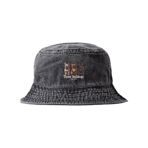 LAPSI Three dog series bulldog bucket hat