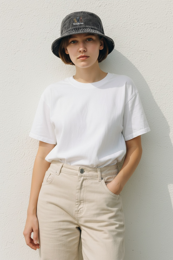 LAPSI Three dog series Kai dog bucket hat