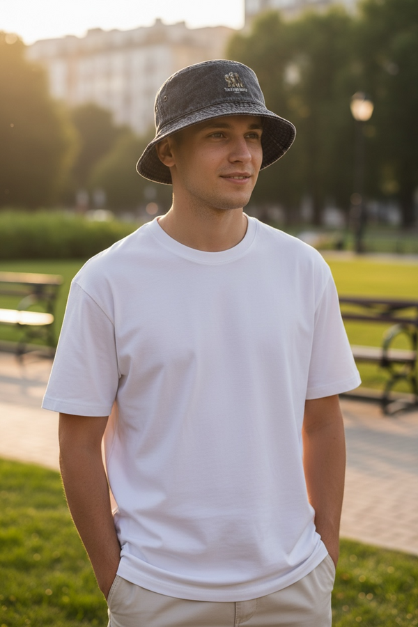 LAPSI Three dog series Old english sheepdog bucket hat