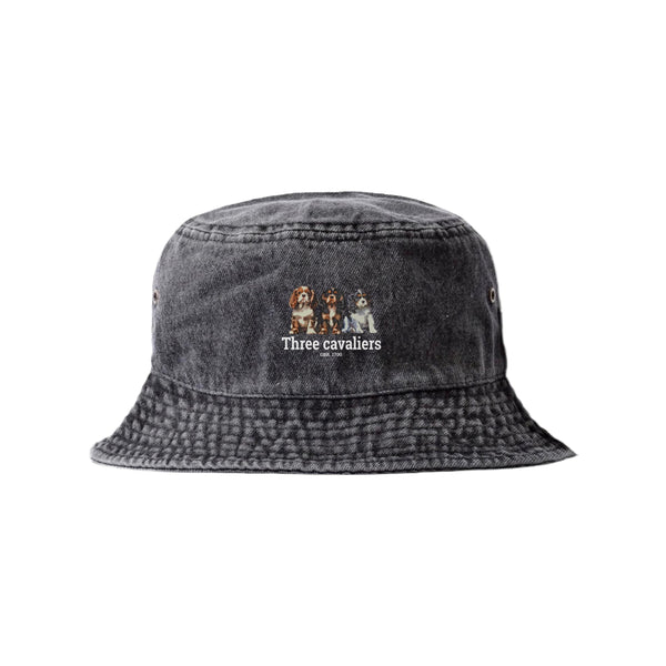 LAPSI Three dog series cavalier bucket hat