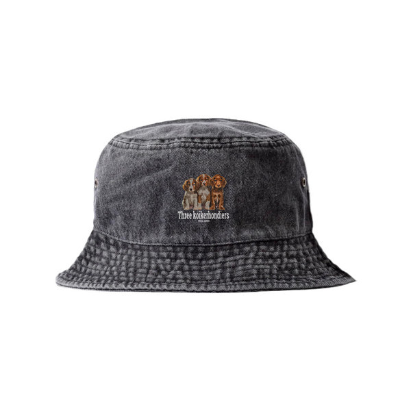 LAPSI Three dog series Koikerhondiers bucket hat