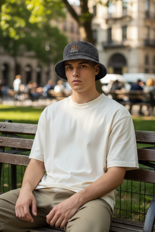 LAPSI Three dog series Koikerhondiers bucket hat