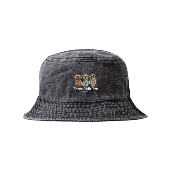LAPSI Three dog series shihtzu bucket hat