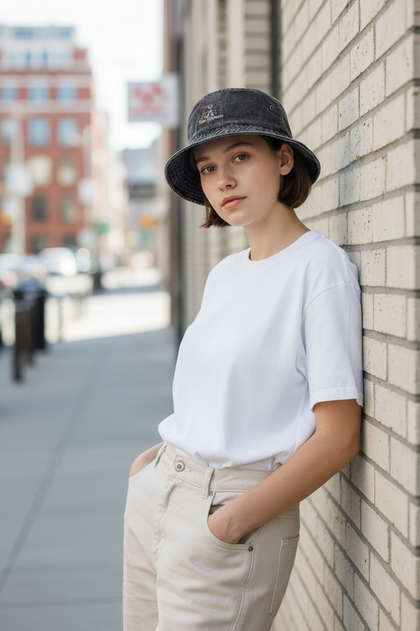 LAPSI Three dog series schnauzer bucket hat