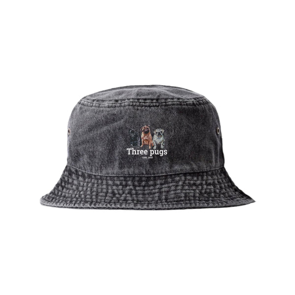 LAPSI Three dog series pug bucket hat