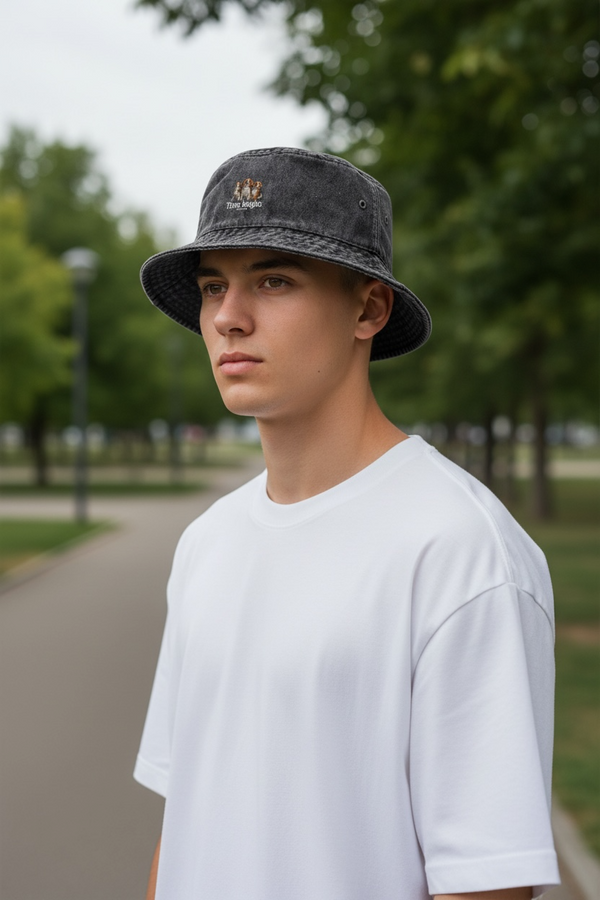 LAPSI Three dog series beagle long sleeve bucket hat