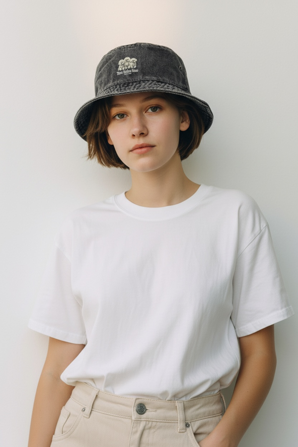 LAPSI Three dog series bichon frize bucket hat