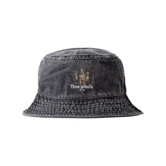LAPSI Three dog series Pitbull bucket hat