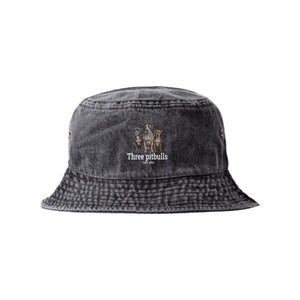 LAPSI Three dog series Pitbull bucket hat