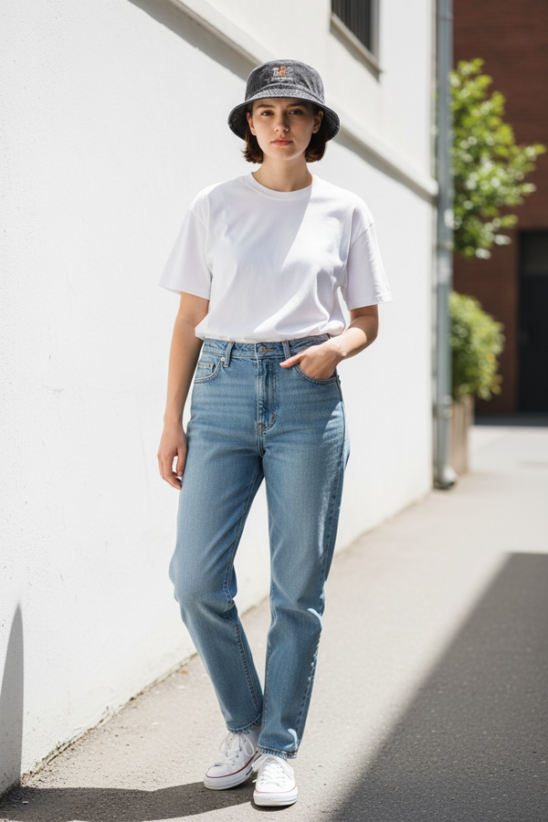 LAPSI Three dog series poodle bucket hat