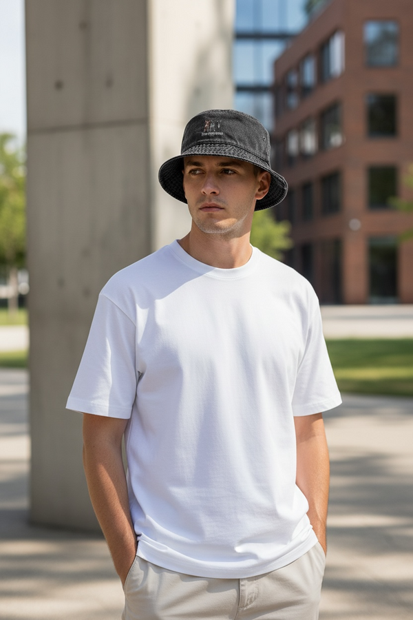 LAPSI Three dog series boston terrier bucket hat