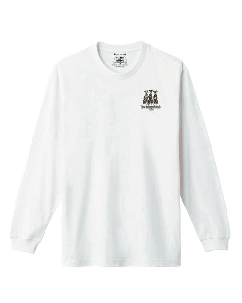 LAPSI Three dog series greyhound long sleeve tee