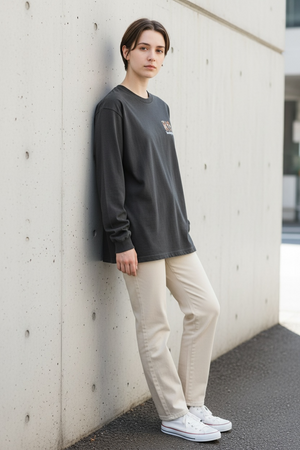 LAPSI Three dog series Australian shepherd long sleeve Tee