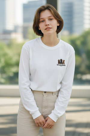 LAPSI Three dog series Austrian labradoodle long sleeve Tee