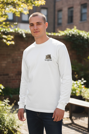 LAPSI Three dog series Old english sheepdog long sleeve Tee