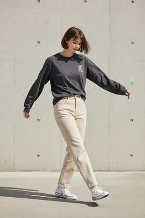 LAPSI Three dog series Old english sheepdog long sleeve Tee