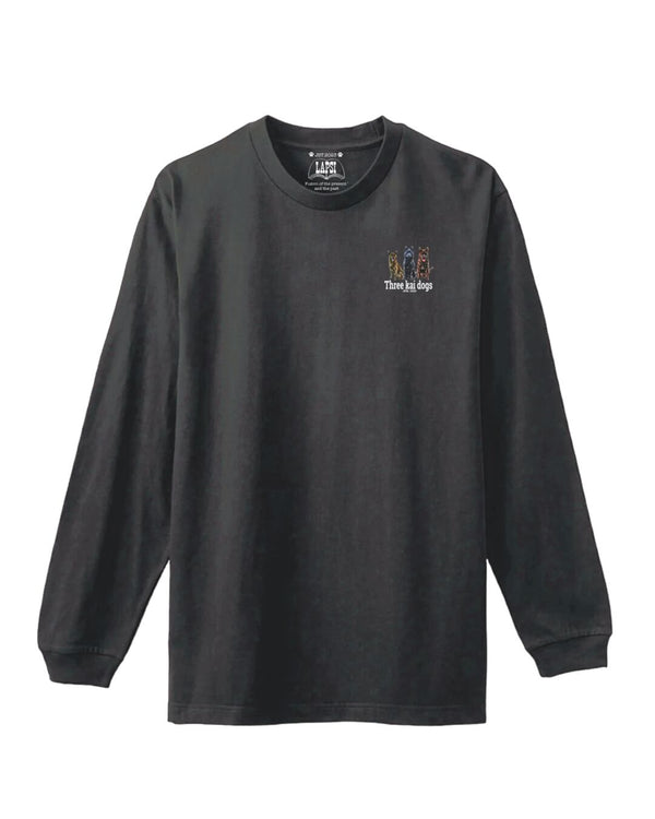 LAPSI Three dog series Kai dog long sleeve Tee