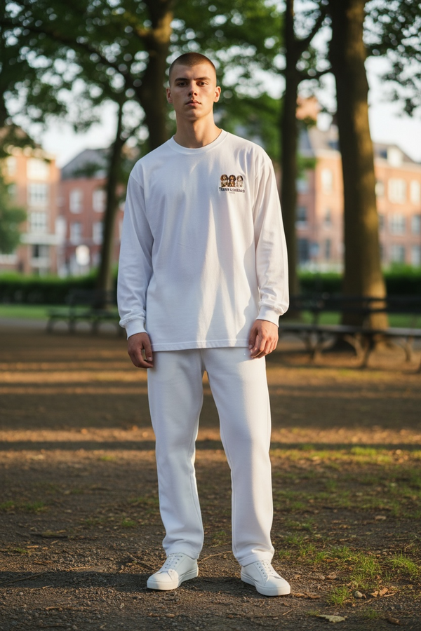 LAPSI Three dog series cavalier long sleeve tee