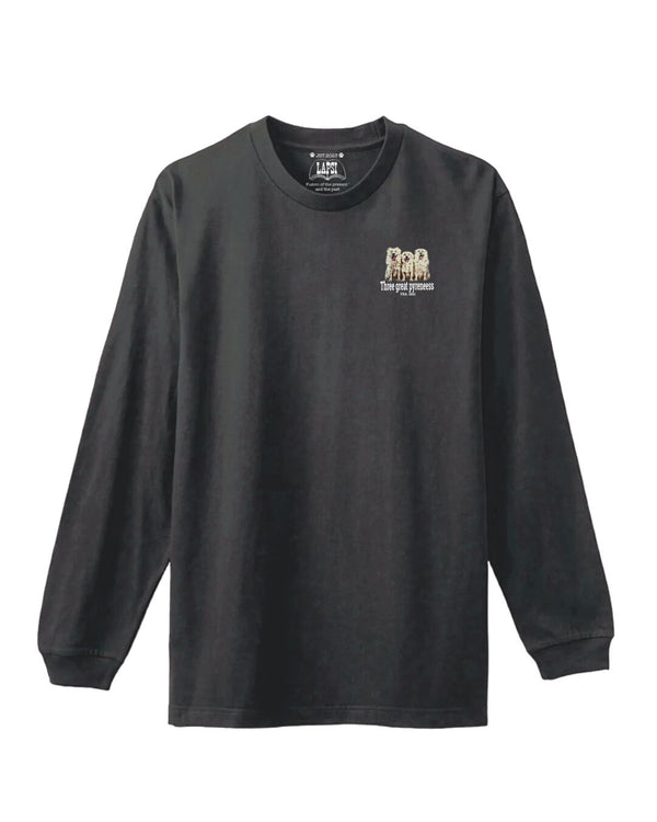 LAPSI Three dog series Great pyrenees long sleeve Tee
