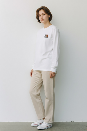 LAPSI Three dog series Cocker spaniel long sleeve Tee