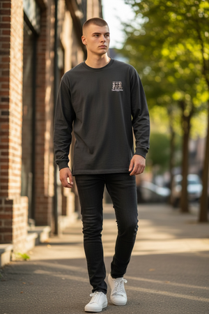 LAPSI Three dog series Siberian huskie long sleeve tee