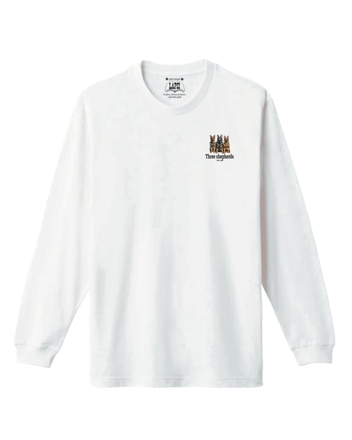 LAPSI Three dog series Shepherd long sleeve Tee