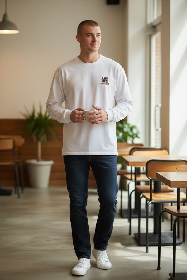 LAPSI Three dog series Shepherd long sleeve Tee