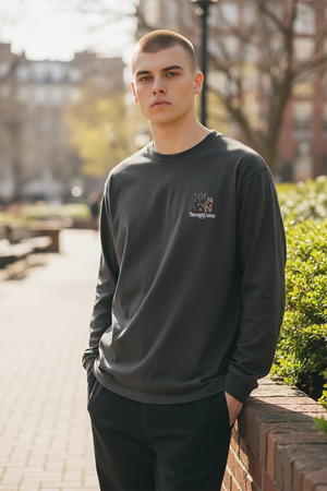 LAPSI Three dog series Scottish terrier long sleeve Tee