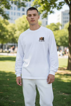 LAPSI Three dog series Chow Chow long sleeve Tee