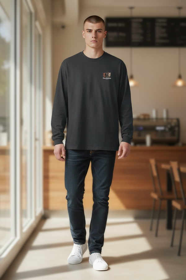 LAPSI Three dog series chihuahua long sleeve tee