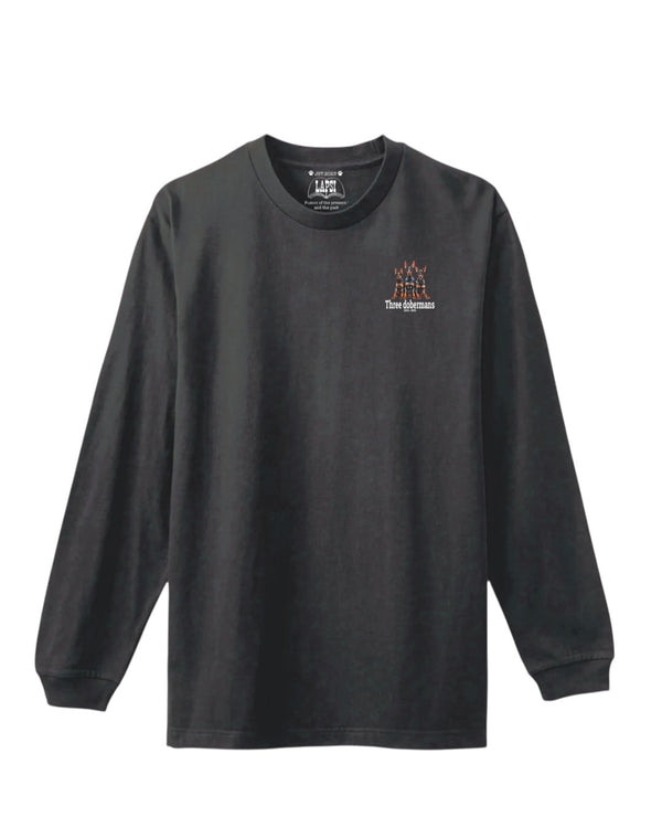 LAPSI Three dog series Doberman long sleeve Tee