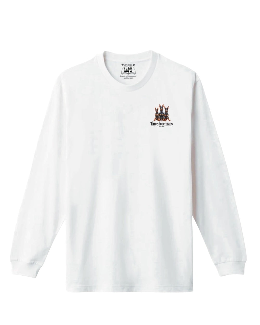 LAPSI Three dog series Doberman long sleeve Tee