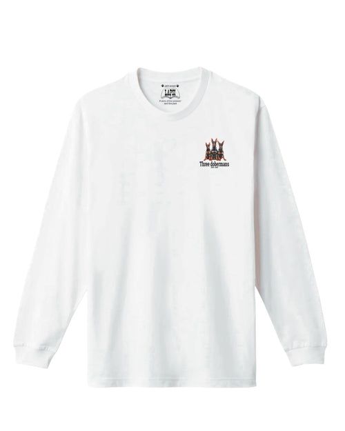 LAPSI Three dog series Doberman long sleeve Tee