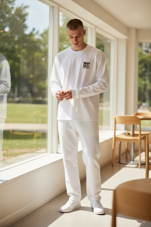 LAPSI Three dog series papillon long sleeve tee