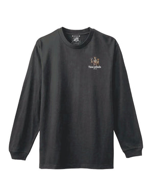 LAPSI Three dog series Pitbull long sleeve Tee