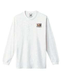 LAPSI Three dog series bulldog long sleeve tee